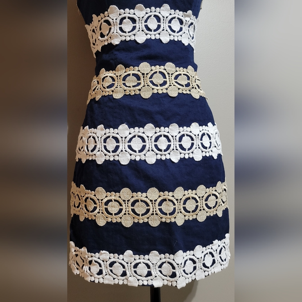 Lilly Pulitzer Anchor & Lace Shift Dress - Picture 6 of 7